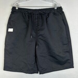 Manfinity Black Drawstring Elastic Waist Shorts Men's Size XL‎